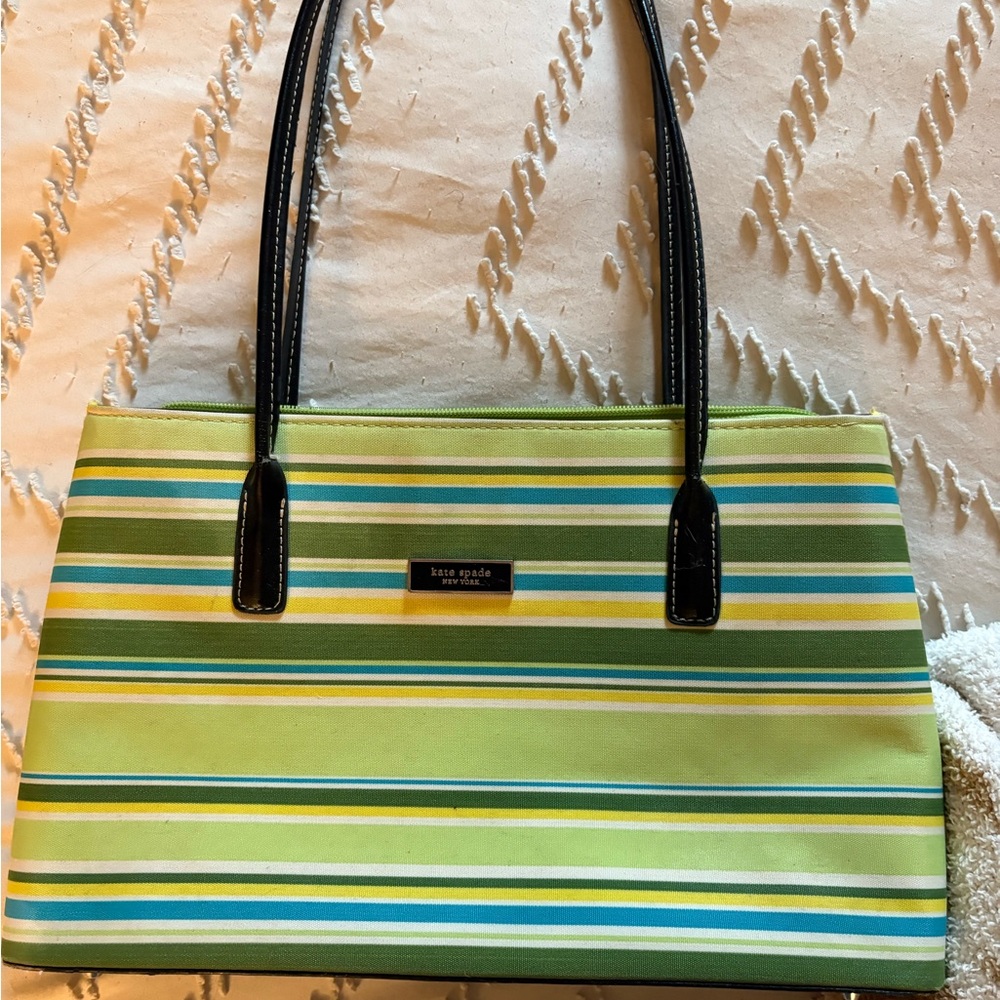 Kate Spade Multicolor Striped Tote